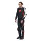 Pantaloni Moto Piele Super Speed Perf. Black/White/Red/Fluo 25