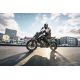 Geaca Moto Piele Contra2 Perforata White