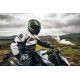 Geaca Moto Piele Contra2 Perforata White