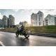 Geaca Moto Piele Contra2 Perforata White