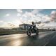 Geaca Moto Piele Contra2 Perforata White