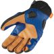 Manusi Moto Piele Hypersport Black 2021 Short Blue 2021