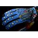 Manusi Moto Textil/Piele Hooligan CE Flyboy Gloves Blue 25