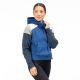 Bluza Dama 1/4 Zip Crop Huntley Mazarine Blue/Dress Blues 24