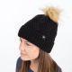 Caciula Chevron Pom Black 24
