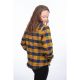 Camasa Dama Clouds Rest Fleece Lined Flannel Golden Brown Dress Blues 24