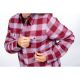 Camasa Dama Clouds Rest Fleece Lined Flannel Lavender Heist Cabernet 24