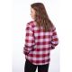 Camasa Dama Clouds Rest Fleece Lined Flannel Lavender Heist Cabernet 24