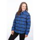 Camasa Dama Clouds Rest Fleece Lined Flannel Mazarine Blue Dress Blues 24