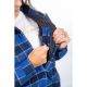 Camasa Dama Clouds Rest Fleece Lined Flannel Mazarine Blue Dress Blues 24
