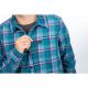 Camasa Dama Sunlight Trail Midweight Flannel Deep Lagoon Raspberry Radiance 24