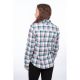 Camasa Dama Sunlight Trail Midweight Flannel Snow White Raspberry Radiance 24