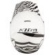 Casca Moto Enduro F3 Carbon Off-Road Helmet ECE Illusion Black/White