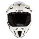 Casca Moto Enduro F3 Carbon Off-Road Helmet ECE Illusion Black/White