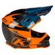 Casca Moto Enduro F3 Carbon Pro ECE XS Striker Petrol Orange