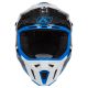 Casca Moto MX/Enduro F3 Carbon ECE DNA Electric Blue Lemonade/White 24