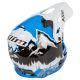 Casca Moto MX/Enduro F3 Carbon ECE DNA Electric Blue Lemonade/White 24