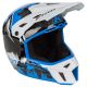 Casca Moto MX/Enduro F3 Carbon ECE DNA Electric Blue Lemonade/White 24
