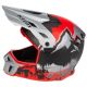 Casca Moto MX/Enduro F3 Carbon ECE DNA Fiery Red/Monument Gray 24