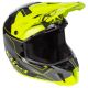 Casca Moto MX/Enduro F3 Carbon ECE Velocity Black/Hi-Vis 24