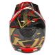 Casca Snowmobil F3 Carbon ECE Raid Fiery Red/Gold