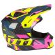 Casca Snowmobil F3 Carbon ECE Raid Knockout Pink/Hi-Vis