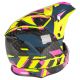 Casca Snowmobil F3 Carbon ECE Raid Knockout Pink/Hi-Vis