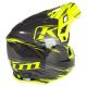 Casca Snowmobil F3 Carbon Pro ECE Thrashed Asphalt/Hi-Vis