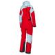 Combinezon Dama Snowmobil Non-Insulated Shredsa Chili Pepper/Crystal Blue  