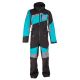 Combinezon Snowmobil Non-Insulated Short Ripsa Black/Arctic Teal 25