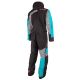 Combinezon Snowmobil Non-Insulated Short Ripsa Black/Arctic Teal 25