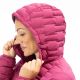 Geaca Luna Stretch Down Hooded Raspberry Radiance 24