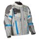 Geaca Moto Textila Badlands Pro Cool Gray/Electric Blue Lemonade