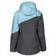 Geaca Snowmobil Insulated Dama Allure Asphalt/Crystal Blue
