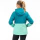 Geaca Soteria Insulated Hooded Deep Lagoon/Electric Green 24