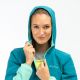 Geaca Soteria Insulated Hooded Deep Lagoon/Electric Green 24