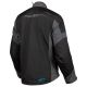 Geaca Traverse Jacket  Black - Kinetik Blue 2020