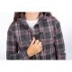 Hanorac Ginny Mountain Midweight Stretch Flannel Asphalt/Punch Pink 24