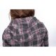 Hanorac Ginny Mountain Midweight Stretch Flannel Asphalt/Punch Pink 24