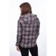 Hanorac Ginny Mountain Midweight Stretch Flannel Asphalt/Punch Pink 24