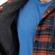 Hanorac Targhee Fleece Lined Flannel Picante/Dress Blues 24