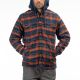 Hanorac Targhee Fleece Lined Flannel Picante/Dress Blues 24