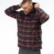Hanorac Targhee Fleece Lined Flannel Picante/Dress Blues 24