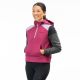 Huntley Pullover 1/4 Zip Crop Hoodie Raspberry Radiance/Asphalt 24