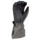 Manusi Snowmobil Insulated Powerxross Gauntlet  Asphalt/Electric Blue Lemonade