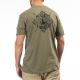 Tricou Discovery Tri-blend Military Green Frost/Dark Sea 24