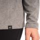 Tricou Estelle Tri-blend Heathered Gray/Fuchsia Red 25