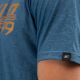 Tricou Foundation Tri-blend Heathered Neptune/Golden Brown 24