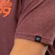Tricou Foundation Tri-blend Maroon Frost/Red Orange 24