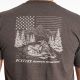 Tricou Frontier Tri-blend Heathered Charcoal/High-rise 25
